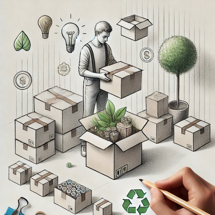 Effizient verpacken, Zeit, Geld und Ressourcen sparen beim Versand