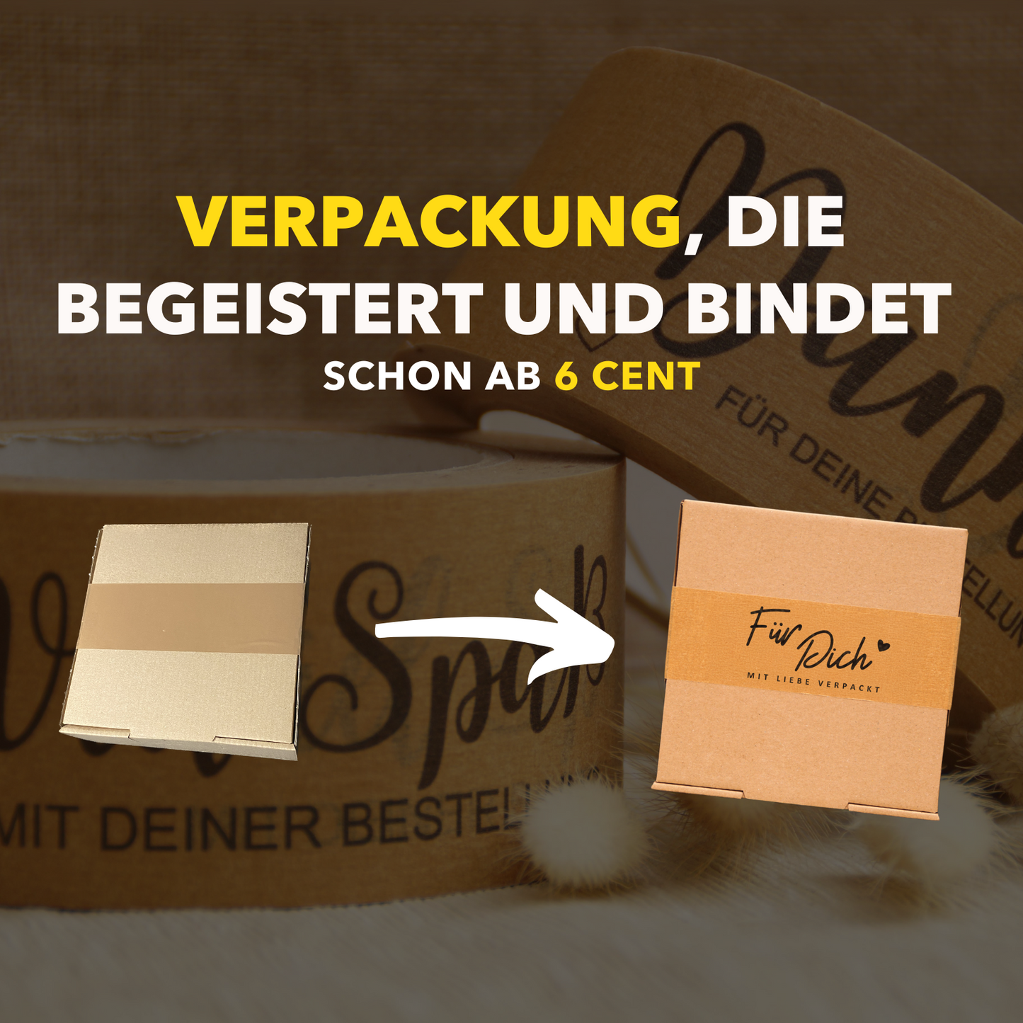 Persönliches Papierklebeband |"Für Dich" | 50m