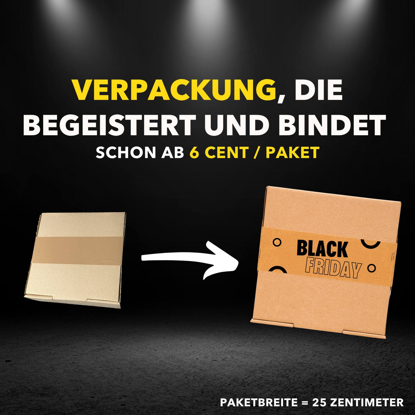 Persönliches Papierklebeband |"Black Friday" | 50m