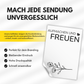 Aufkleber "Aufmachen und freuen"