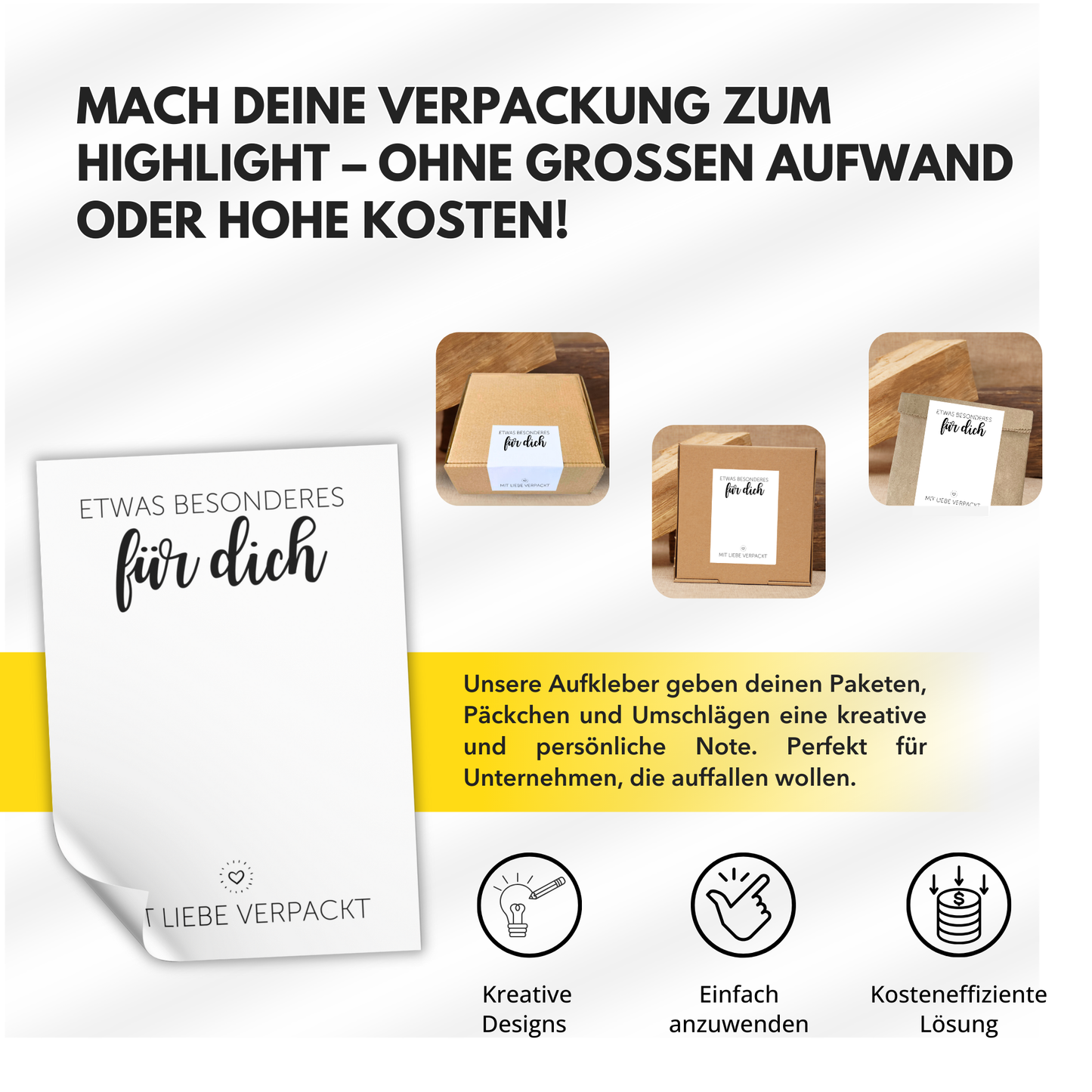 Persönliche Aufkleber / Für Dich
