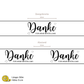 Persönliches Papierklebeband |"Danke" | 50m